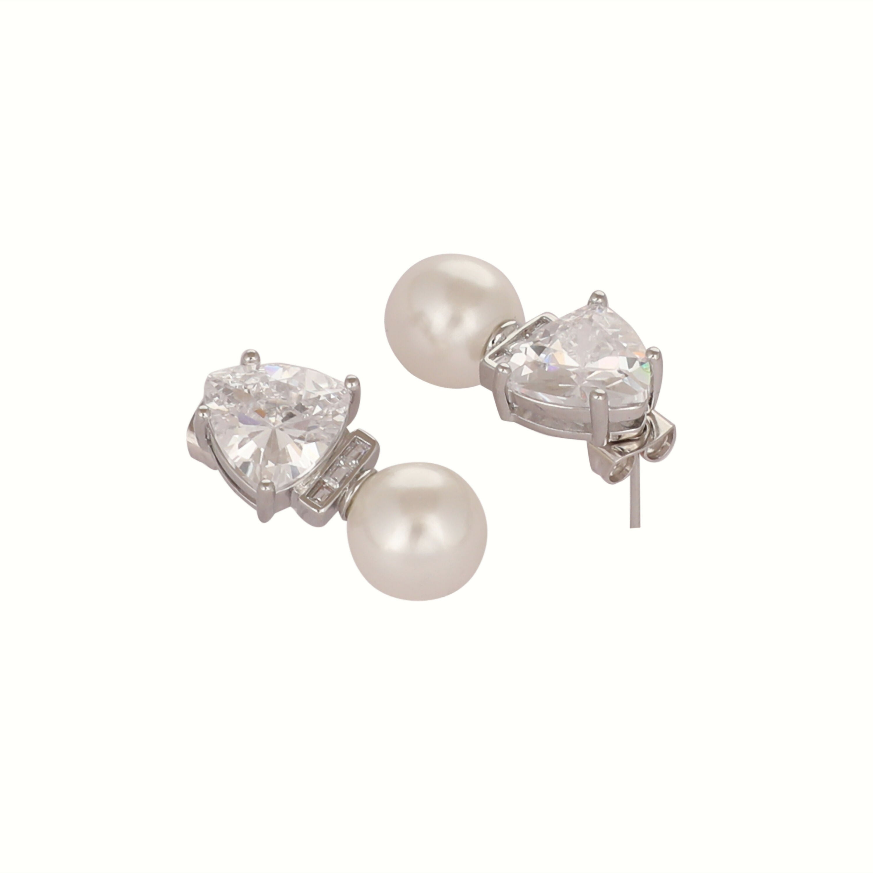 Nuyug Pearl Elegance Anti Tarnish Studs | Grocsy