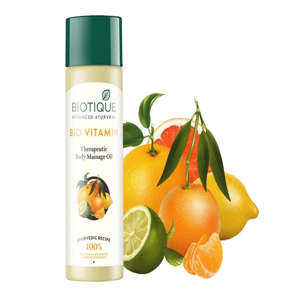 Biotique Bio Vitamin Therapeutic Body Massage Oil | Grocsy