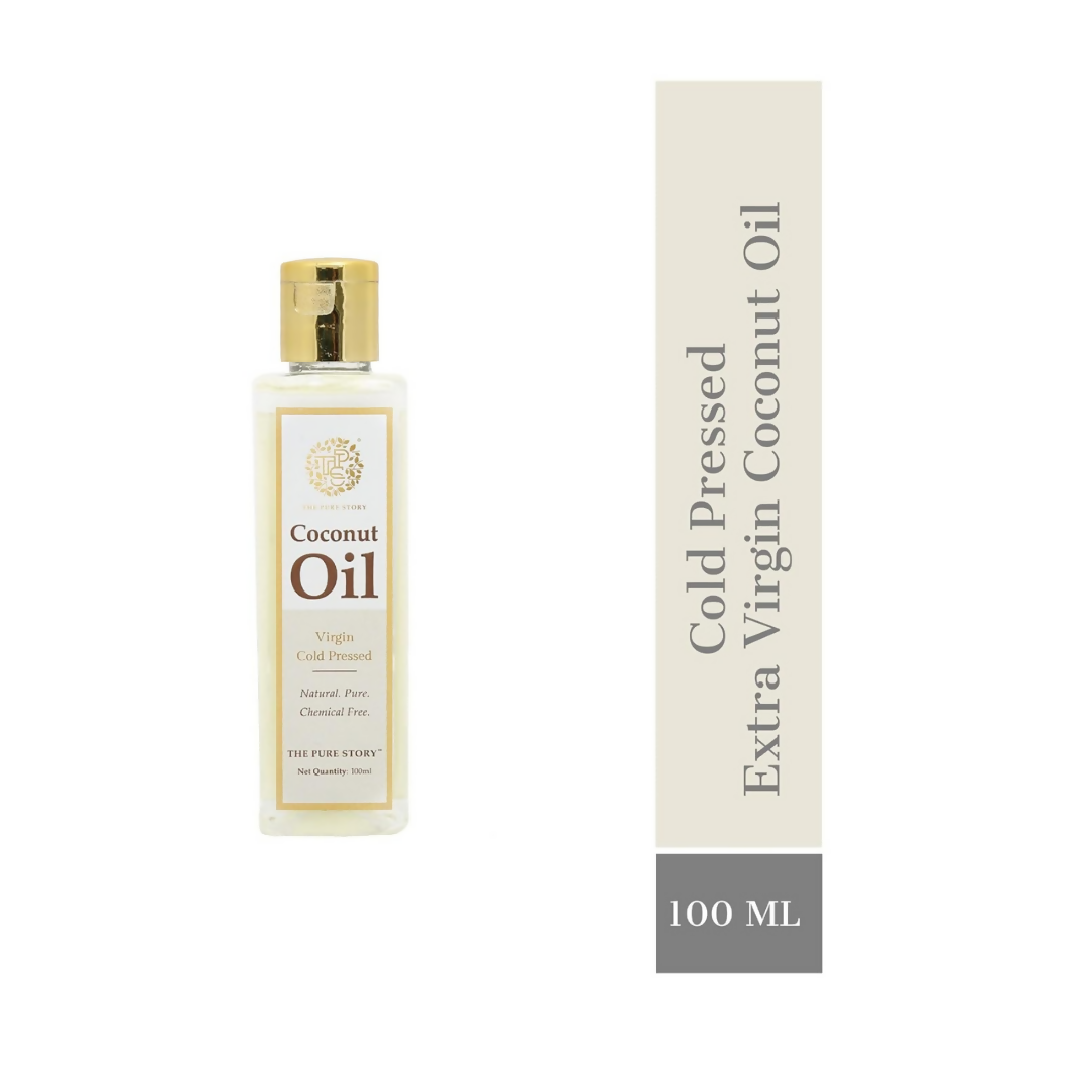 The Pure Story Natural Cold Pressed Coconut Hair Oil | Grocsy