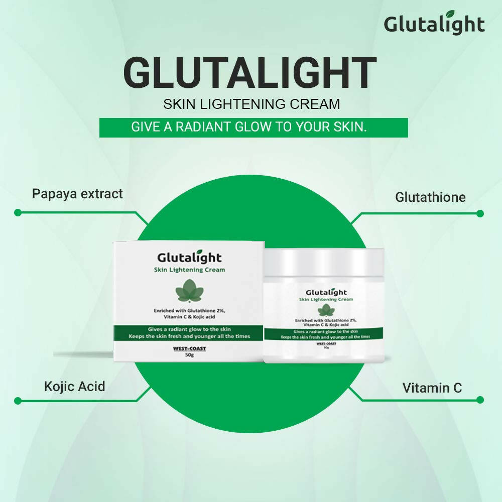 Healthvit Glutalight Skin Lightening Cream | Grocsy