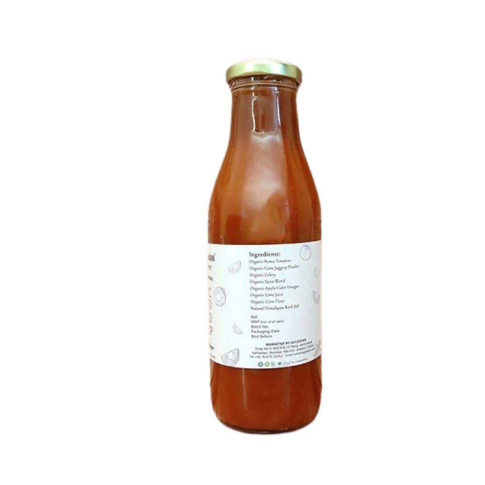 Satjeevan Organic Romano Tomato Ketchup | Grocsy