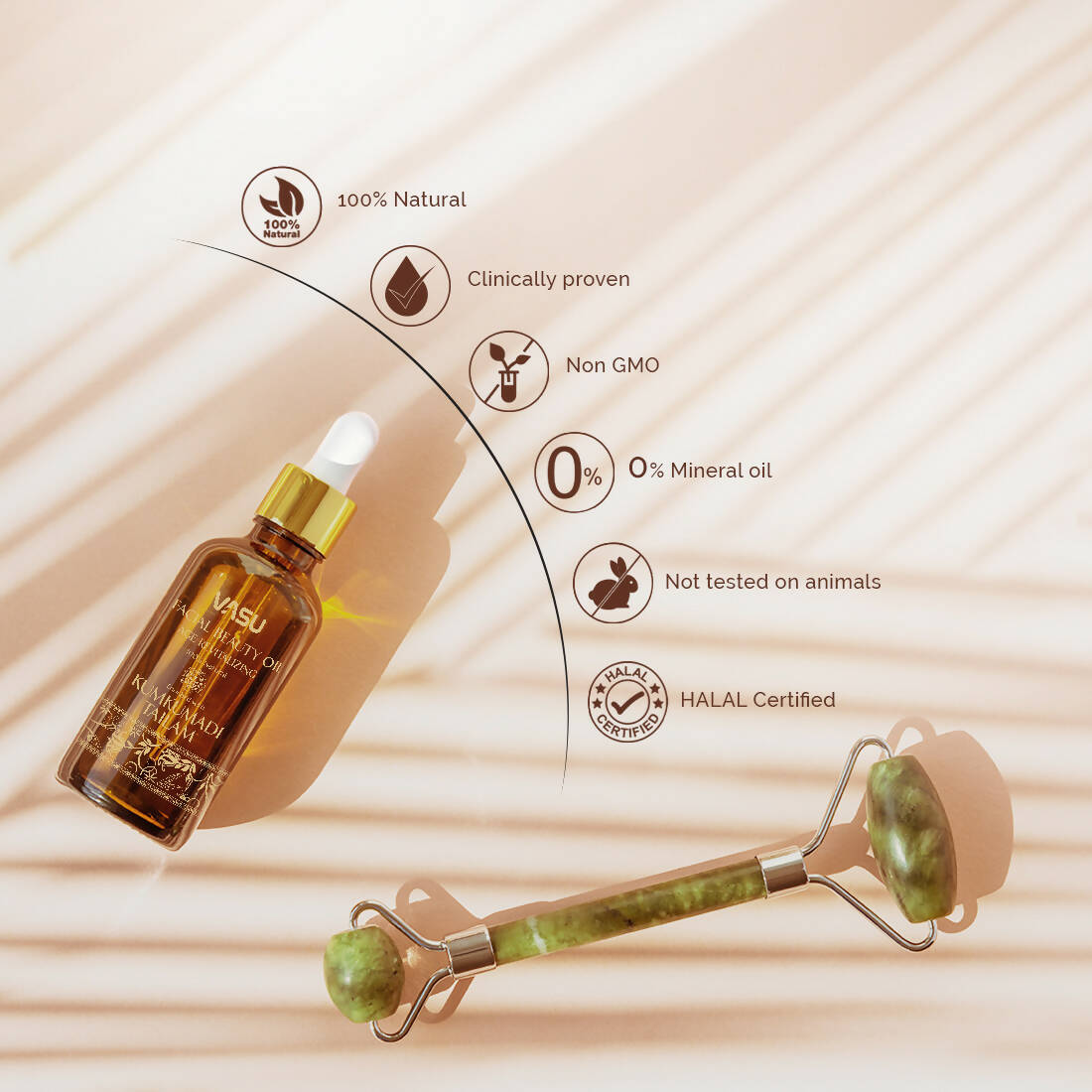 Vasu Healthcare Facial Beauty Oil | Grocsy
