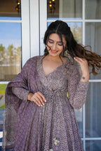 Aayaa Designer Printed Cotton Silk Suit - Multi Color | Grocsy