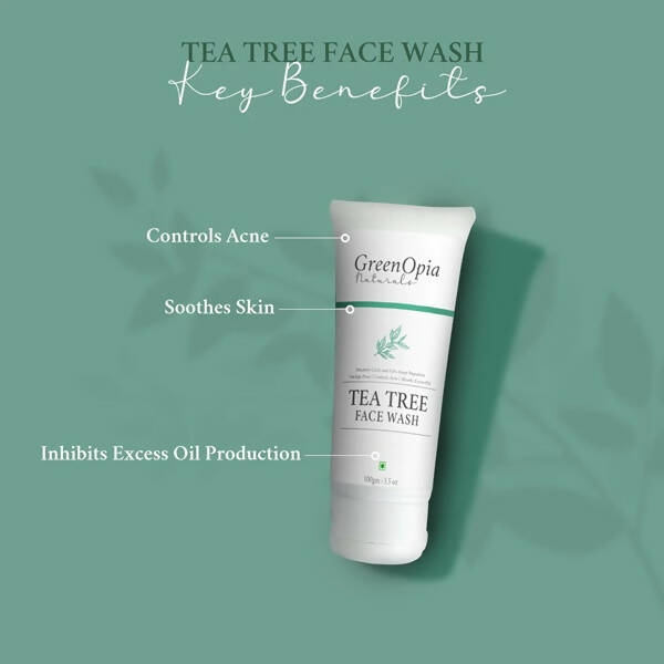GreenOpia Naturals Tea Tree Face Wash | Grocsy