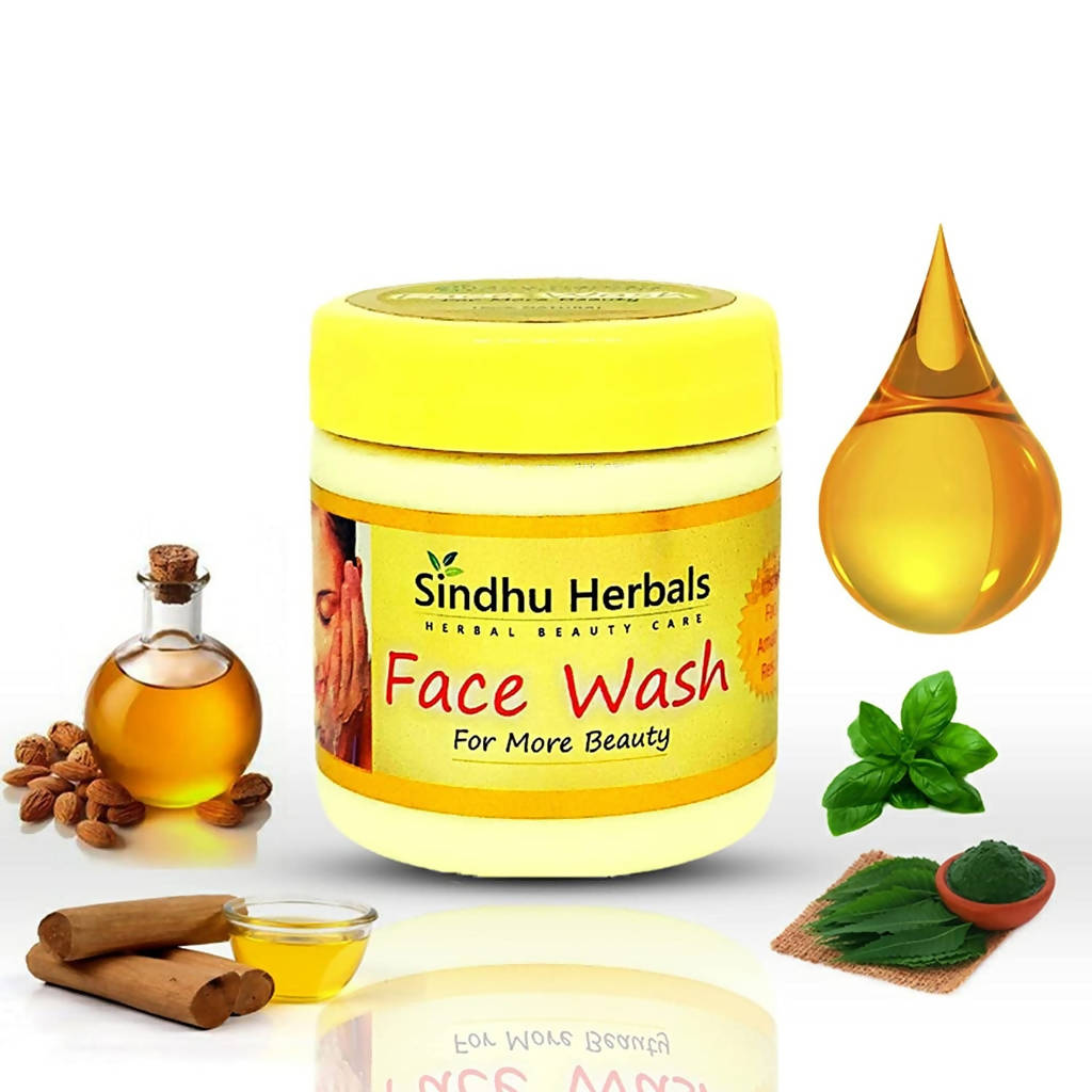 Sindhu Herbals Face Wash - For More Beauty | Grocsy
