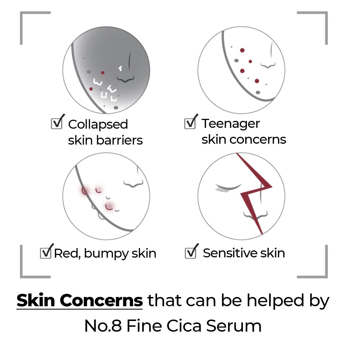 Numbuzin No.8 Face Serum | Grocsy