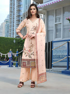 Joban Fashion Off White Position Digital Print With Position Foil Kurta Set | Grocsy
