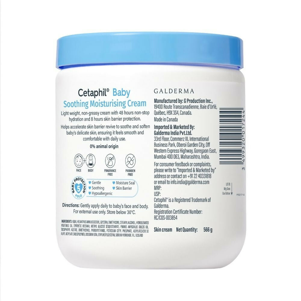 Cetaphil Baby Soothing Moisturising Cream | Grocsy