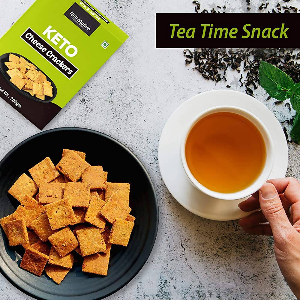 NutroActive Keto Cheese Crackers | Grocsy