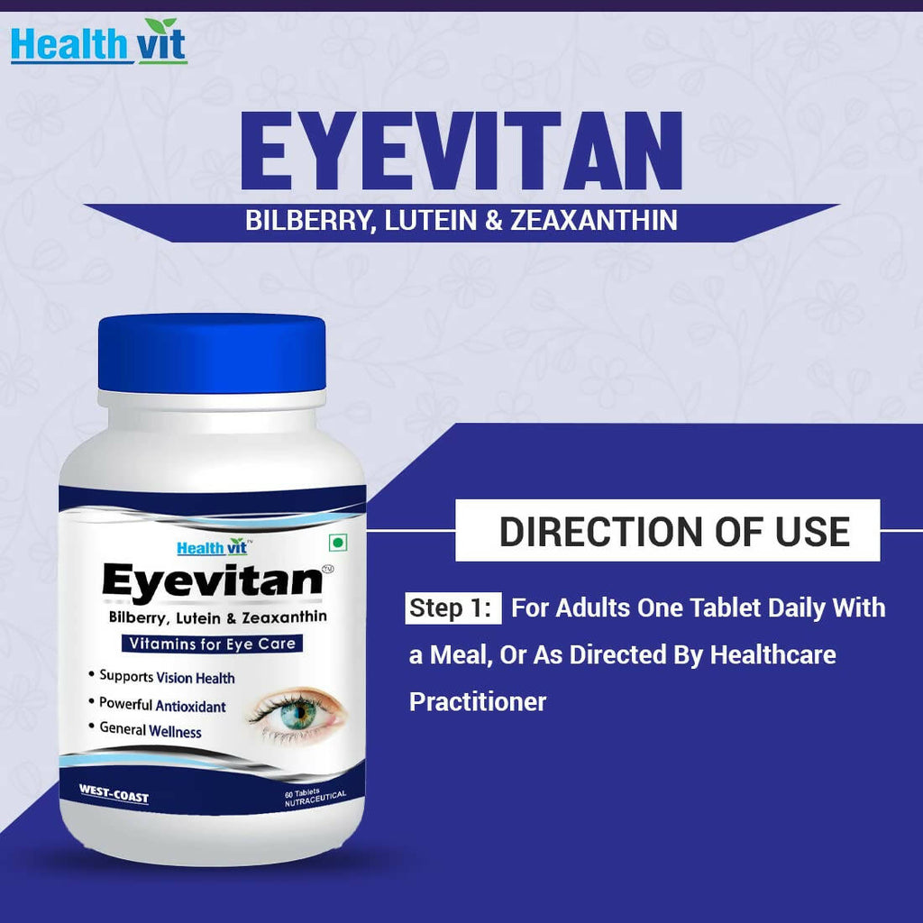 Healthvit Eyevitan Tablets for Eye Care | Grocsy