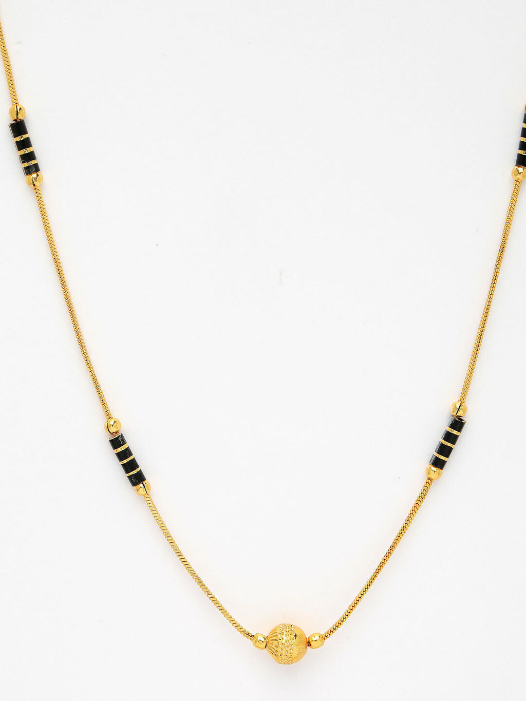NVR Women's Gold-Polished Mangalsutra | Grocsy