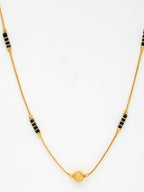 NVR Women's Gold-Polished Mangalsutra | Grocsy