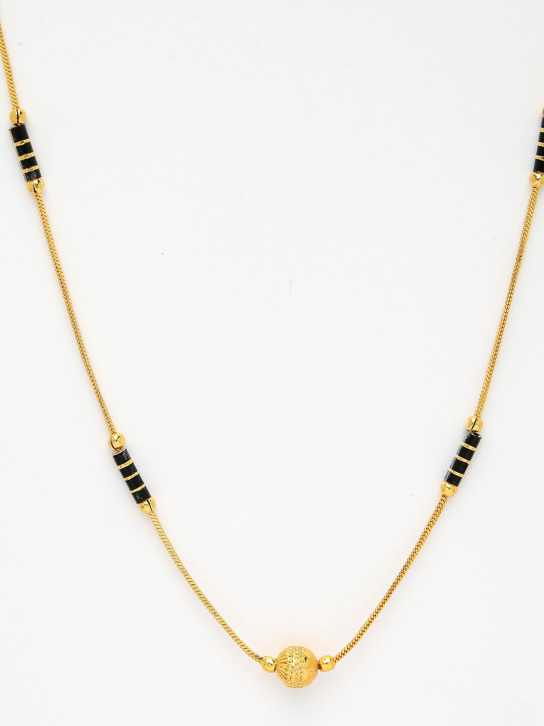 NVR Women's Gold-Polished Mangalsutra | Grocsy