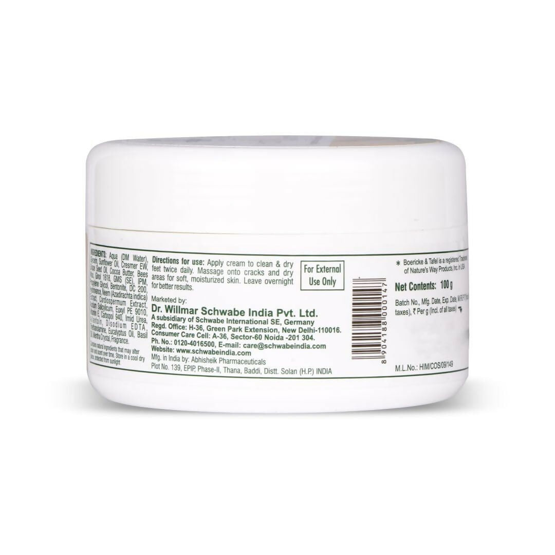 BT Boericke & Tafel Foot Cream with Goodness of Neem for Dry and Cracked Heels | Grocsy