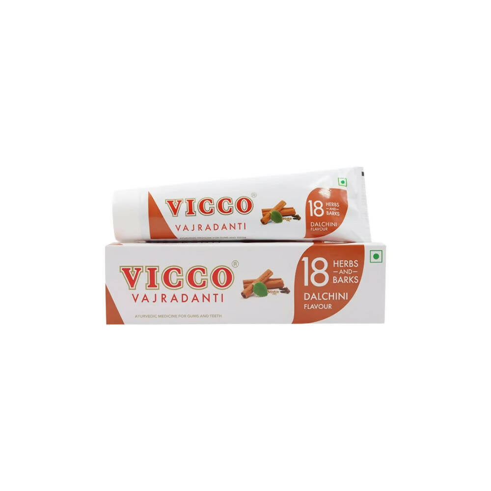 Vicco Vajradanti For Gums & Teeth Dalchini | Grocsy