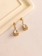 Women's Moissanite Diamond Earrings - Ruby Raang | Grocsy