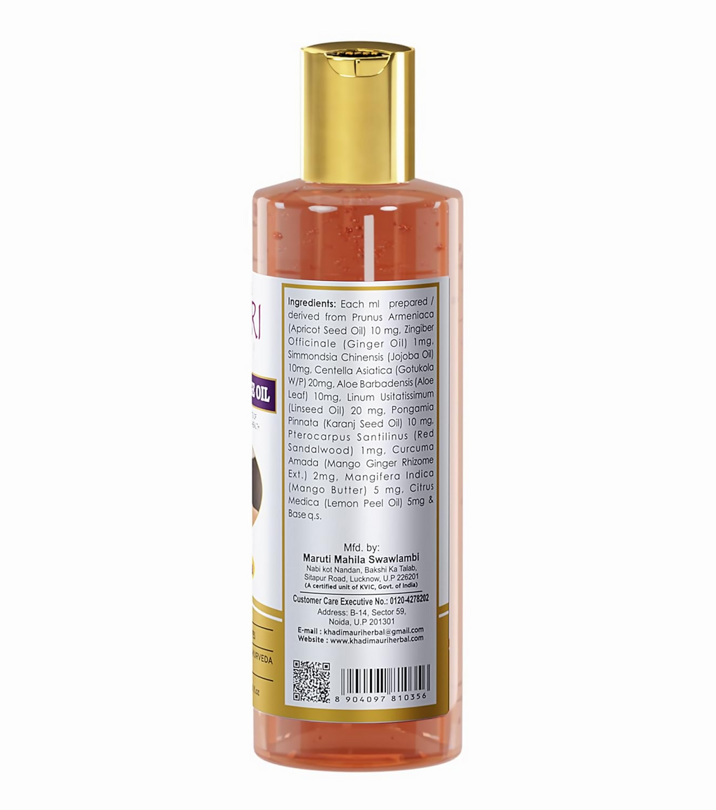 Khadi Mauri Herbal Body Massage Oil with Jojoba | Grocsy