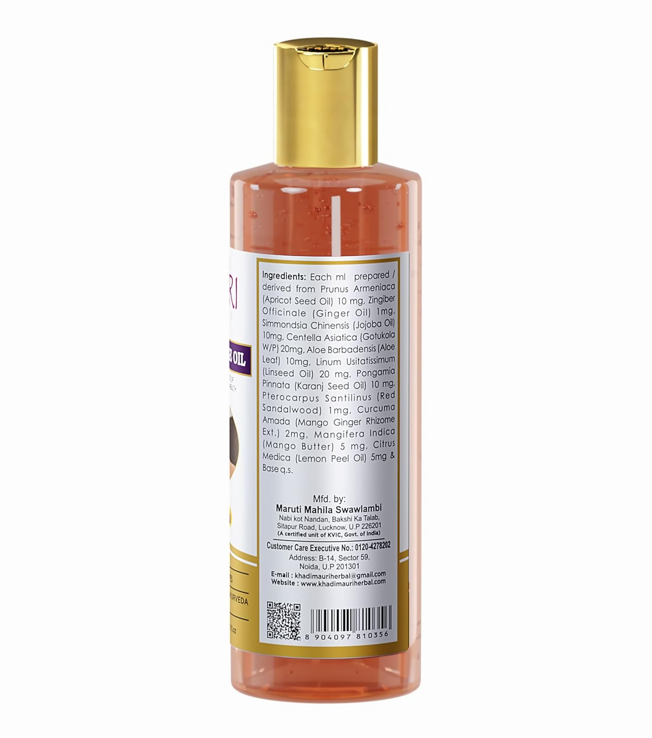 Khadi Mauri Herbal Body Massage Oil with Jojoba | Grocsy