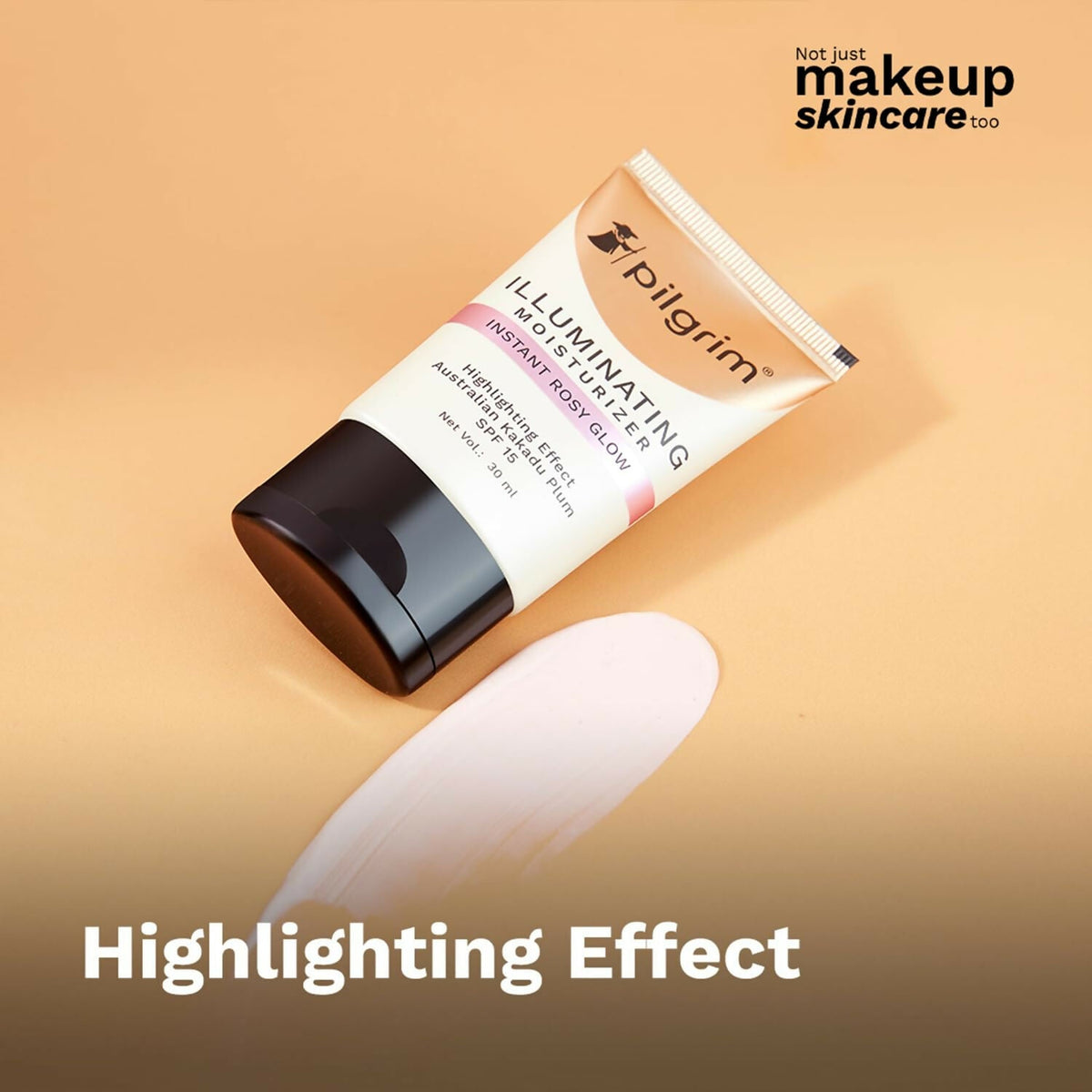 Pilgrim Illuminating Moisturizer For Instant Rosy Glow & SPF 15 with Australian Kakadu Plum | Grocsy