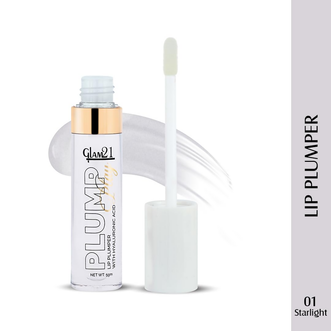 Glam21 Lip Plump Play Lip Plumper With Hyaluronic Acid - 01 Starlight | Grocsy