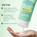 mCaffeine Sun Fix Ultra Light 1% Hyaluronic Acid Matcha Tea Sunscreen SPF 50+ PA++++ | Grocsy