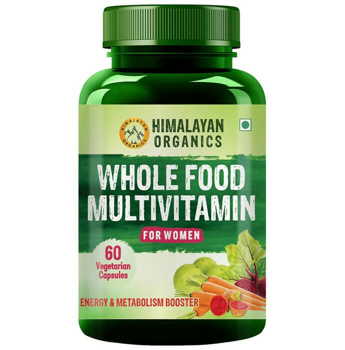 Himalayan Organics Whole Food Multivitamin For Women Capsules | Grocsy