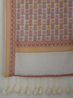 Suta White Woven Design Pure Cotton Saree | Grocsy