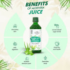 Farm Naturelle Aloe Vera Juice - Revitalize Hair, Skin, and Digestive Health | Grocsy