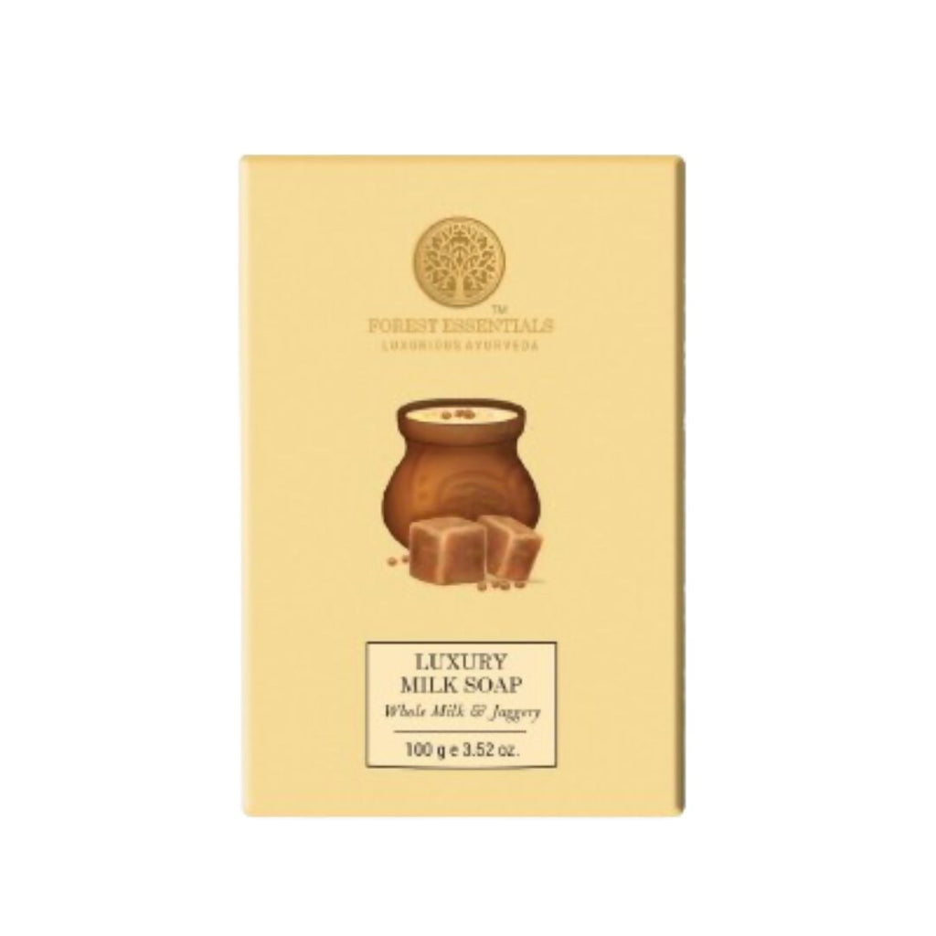 Forest Essentials Whole Milk & Jaggery Soap | Grocsy