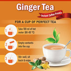 Naivedyam Ginger Instant Tea Premix Powder Sachets | Grocsy