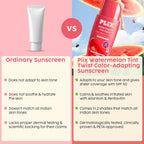 PLIX The Plant Fix Watermelon Tint Twist Color-Adapting Sunscreen For Light Coverage & Instant Glow | Grocsy