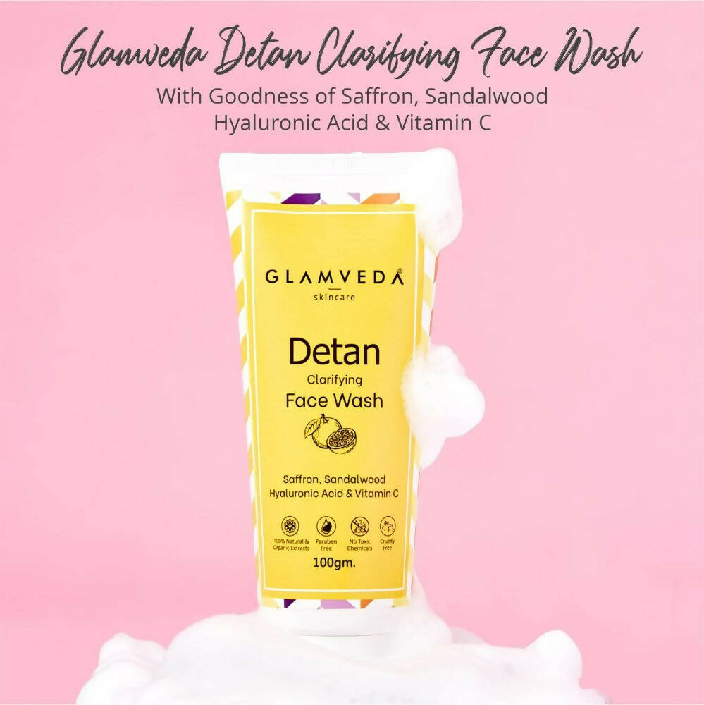 Glamveda Detan Face Wash | Grocsy