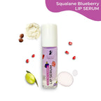 Pilgrim Spanish Lip Serum (Blueberry) with Roll-on For Visibly Plump Lips, Hydrating Lip Serum For Dark Lips | Grocsy