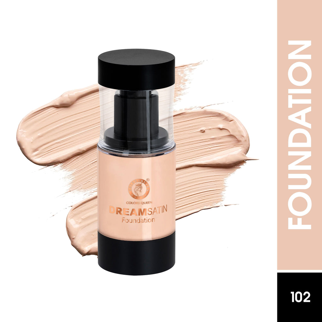 Colors Queen Dream Satin Foundation - 102 Ivory | Grocsy