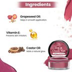 The Natural Wash Crazy Coaster Lip & Cheek Tint with Grape Seed Oil | Grocsy