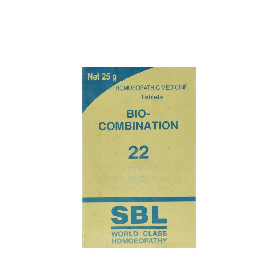 SBL Homeopathy Bio-Combination 22 Tablets | Grocsy