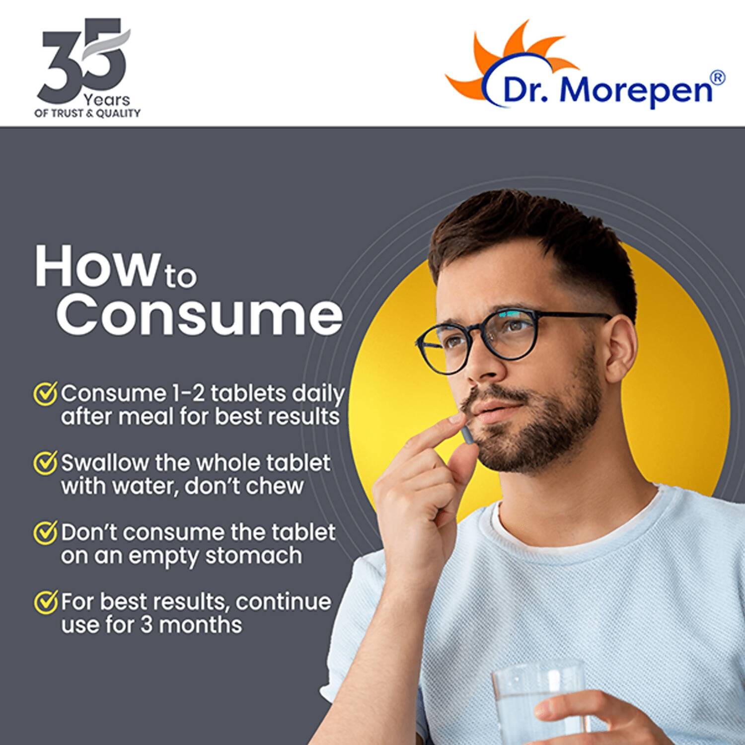 Dr. Morepen S J Capsules and Testosterone Booster Tablets Combo | Grocsy