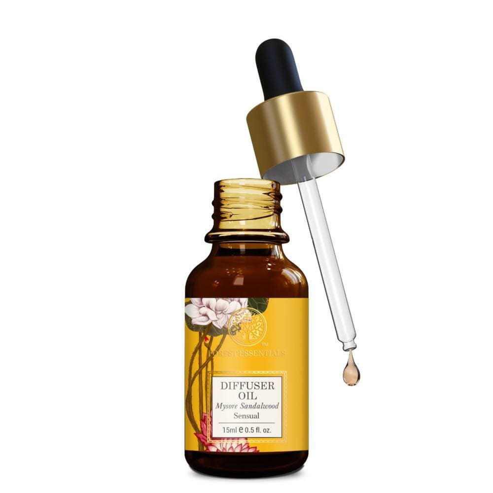Forest Essentials Blended Diffuser Oil Mysore Sandalwood | Grocsy