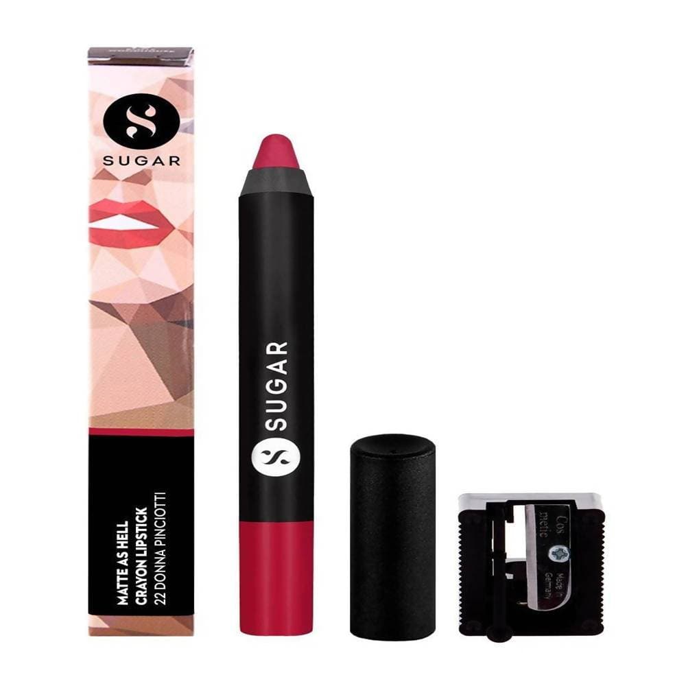 Sugar Matte As Hell Crayon Lipstick - Donna Pinciotti (Magenta Pink) | Grocsy