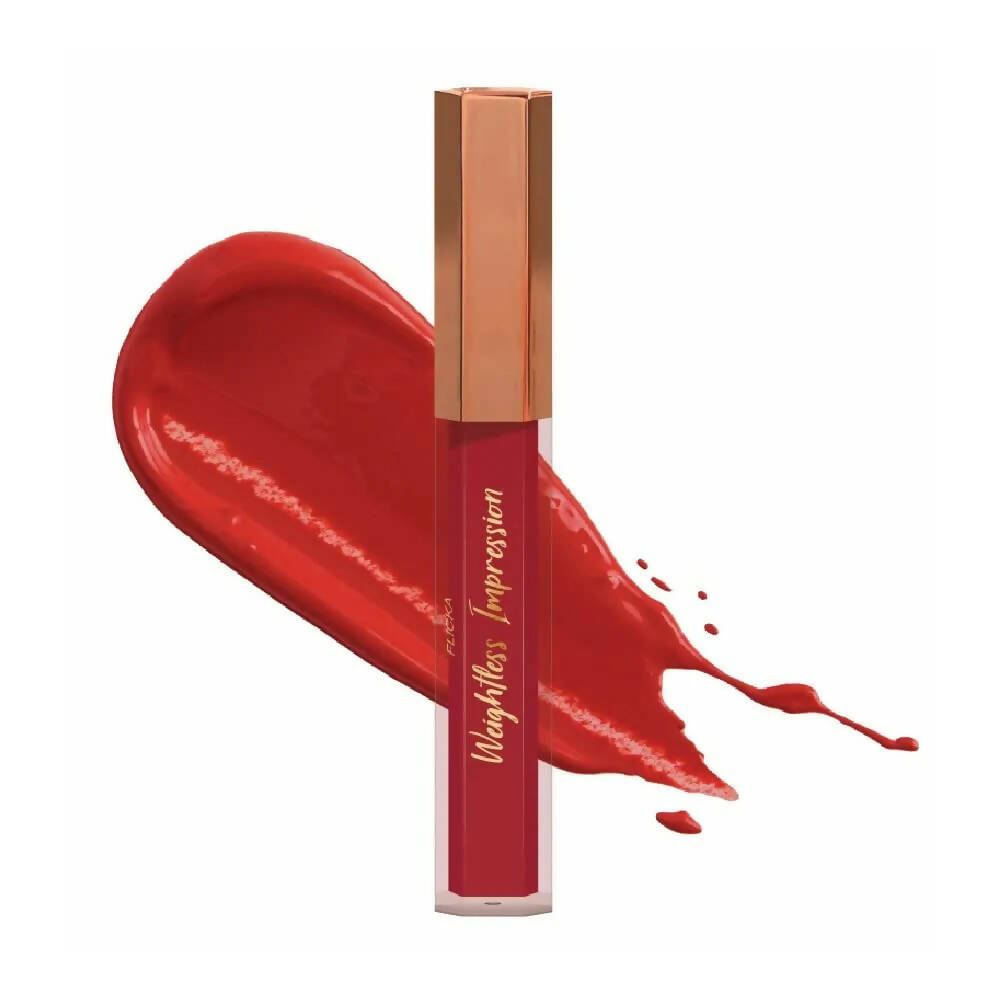 FLiCKA Weightless Impression 02 February - Red Matte Finish Liquid Lipstick | Grocsy