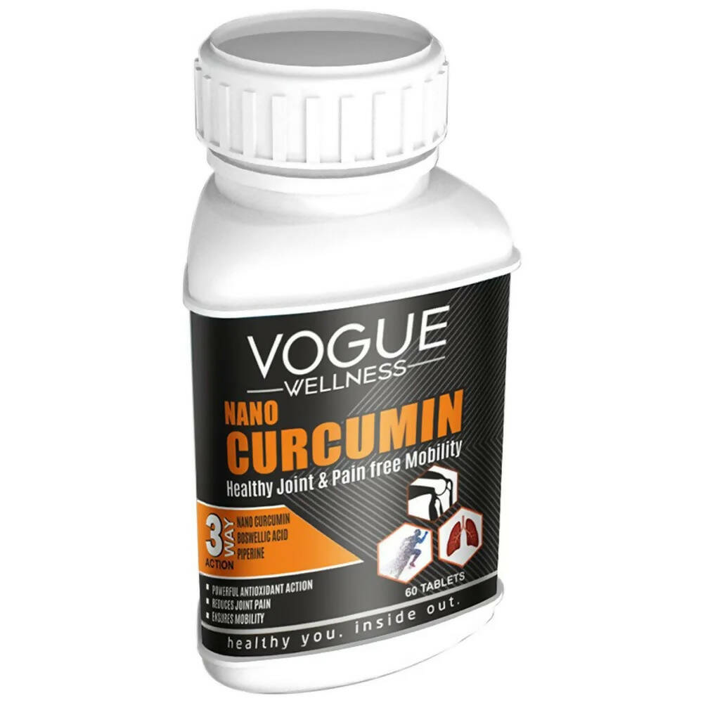 Vogue Wellness Nano Curcumin Tablets | Grocsy
