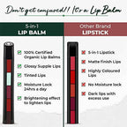 Organic Harvest Organic Lip Balm 5 in 1 | Grocsy