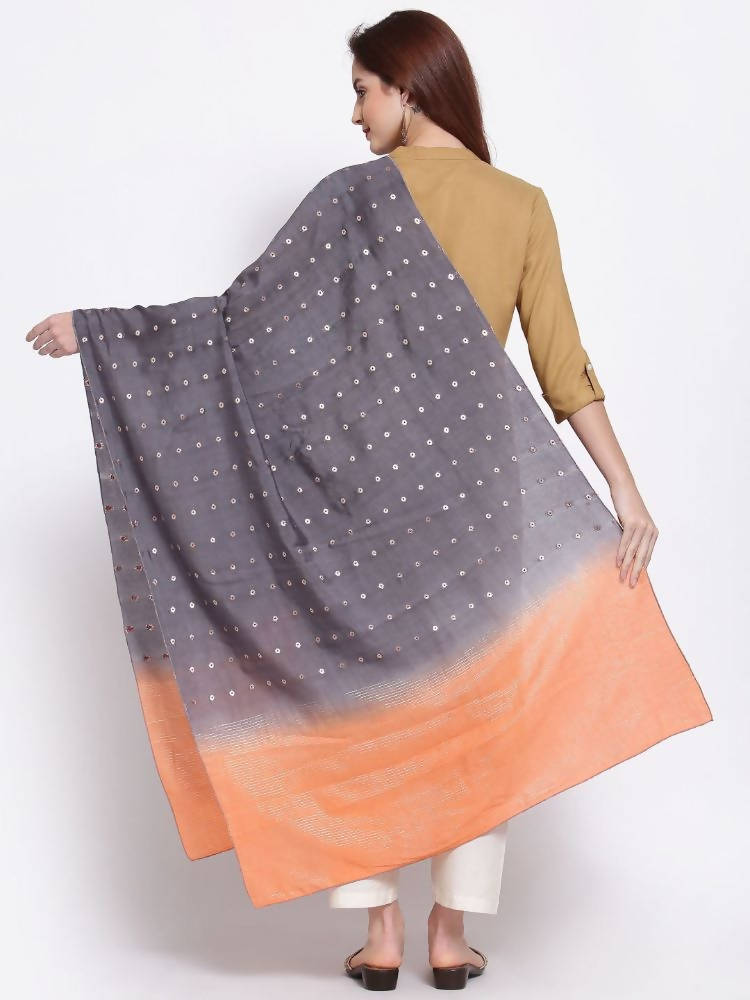 Myshka Women's Latest Multi Colour Cotton Silk Printed Casual Dupatta | Grocsy