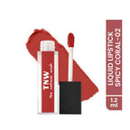 The Natural Wash Matte Velvet Longstay Liquid Mini Lipstick - 02 Spicy Coral | Grocsy
