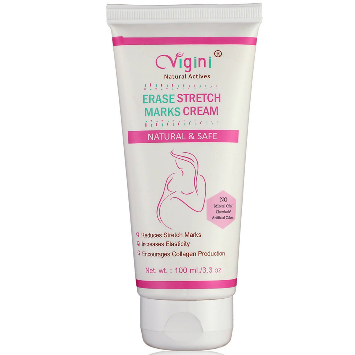 Vigini Natural Actives Stretch Marks Scars Removal Oil Cream | Grocsy