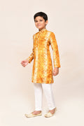 Joban Fashion SilkMusturd Kurta With Straight Fit Pant | Grocsy