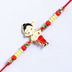 Cute Ganesha Rakhi & Kaju Rolls Box | Grocsy