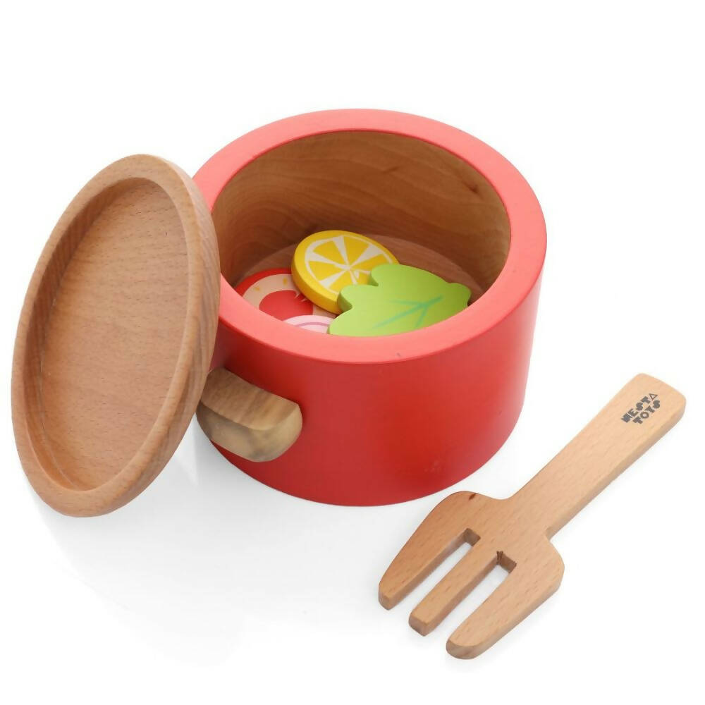 Nesta Toys Kitchen Play Set | Beech Wood Cooking Set | Grocsy