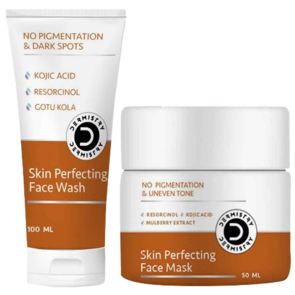 Dermistry Skin Perfecting Face Wash & Skin Perfecting Face Mask | Grocsy