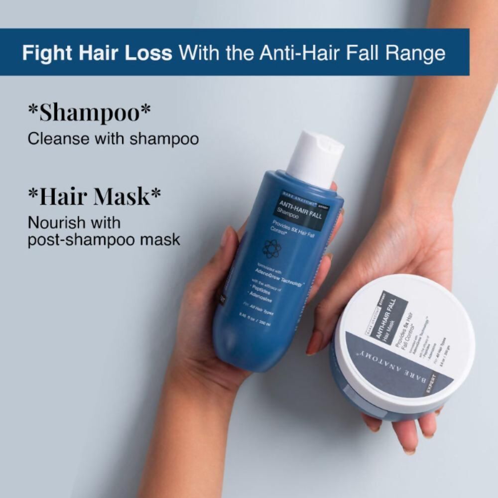 Bare Anatomy Expert Anti Hairfall Shampoo & Mask Combo | Grocsy